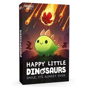 Unstable Games Happy Little Dinosaurs Base Card Game Competitive Fun Family